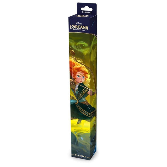Disney Lorcana Wilds Unknown Playmat: Merida- Gifted Archer TCG By Ravensburger