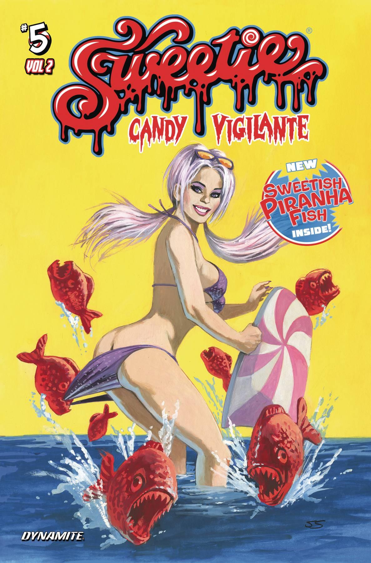 Sweetie Candy Vigilante Vol 2 #5 Cvr C Sistilli Yellow (mr) Dynamite Comic Book