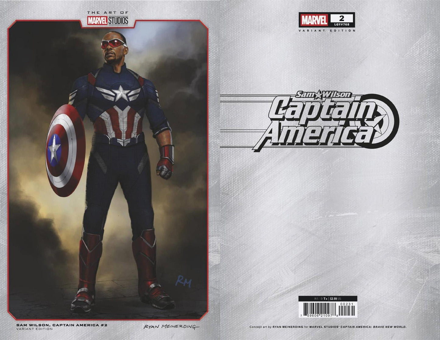 Sam Wilson Captain America #2 Marvel Studios Var Marvel Prh Comic Book 2025