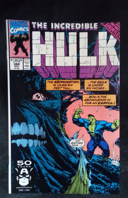 The Incredible Hulk #384 1991 Marvel Comic Book