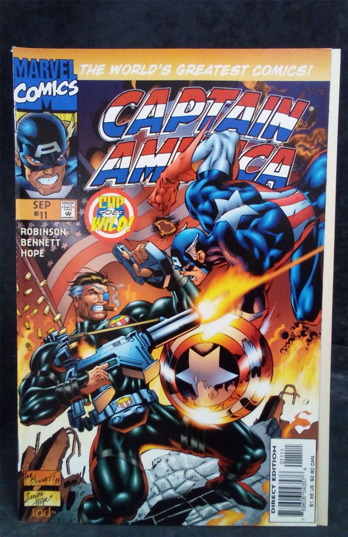 Captain America #11 1997 Marvel Comics Comic Book