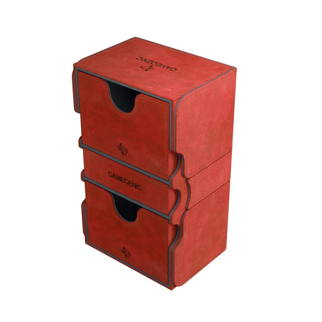 Stronghold Deck Box 200+ Red TCG Gamegenic