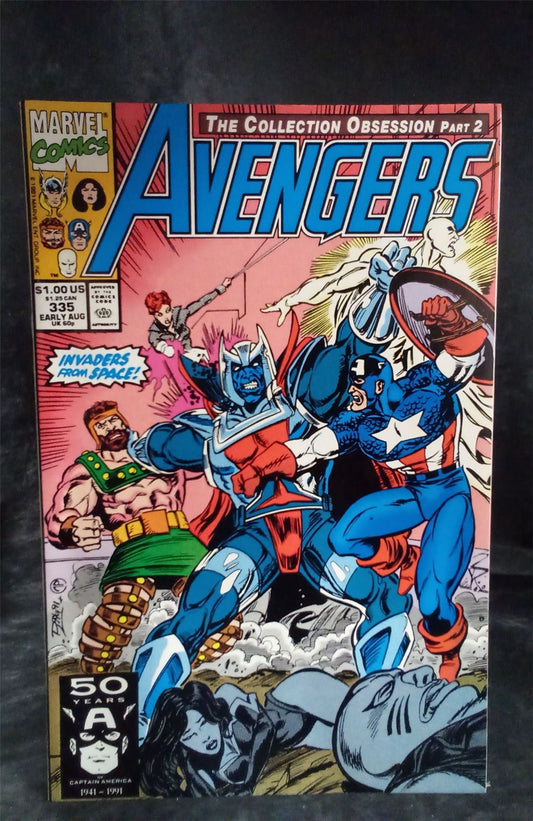 The Avengers #335 1991 Marvel Comics Comic Book