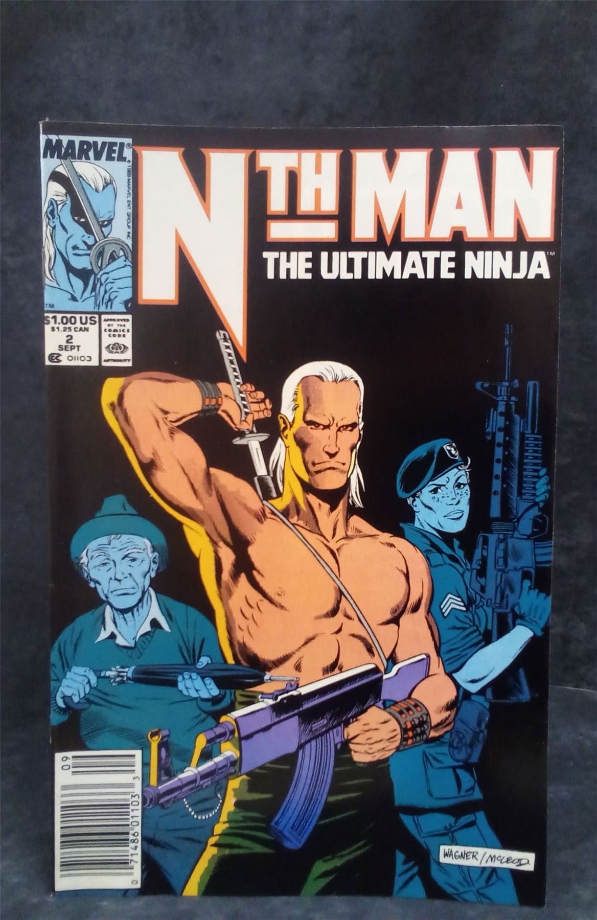 Nth Man the Ultimate Ninja #2 1989 Marvel Comics Comic Book