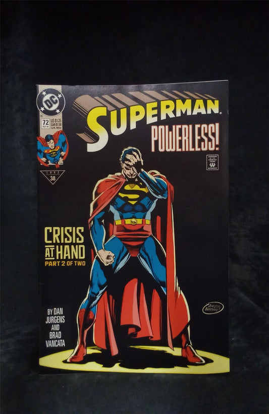 Superman #72 1992 DC Comics Comic Book