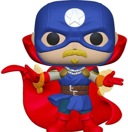 Funko Pop! Marvel: Infinity Warps - Soldier Supreme Glow in The Dark, Amazon Exclusive Vinyl Figure
