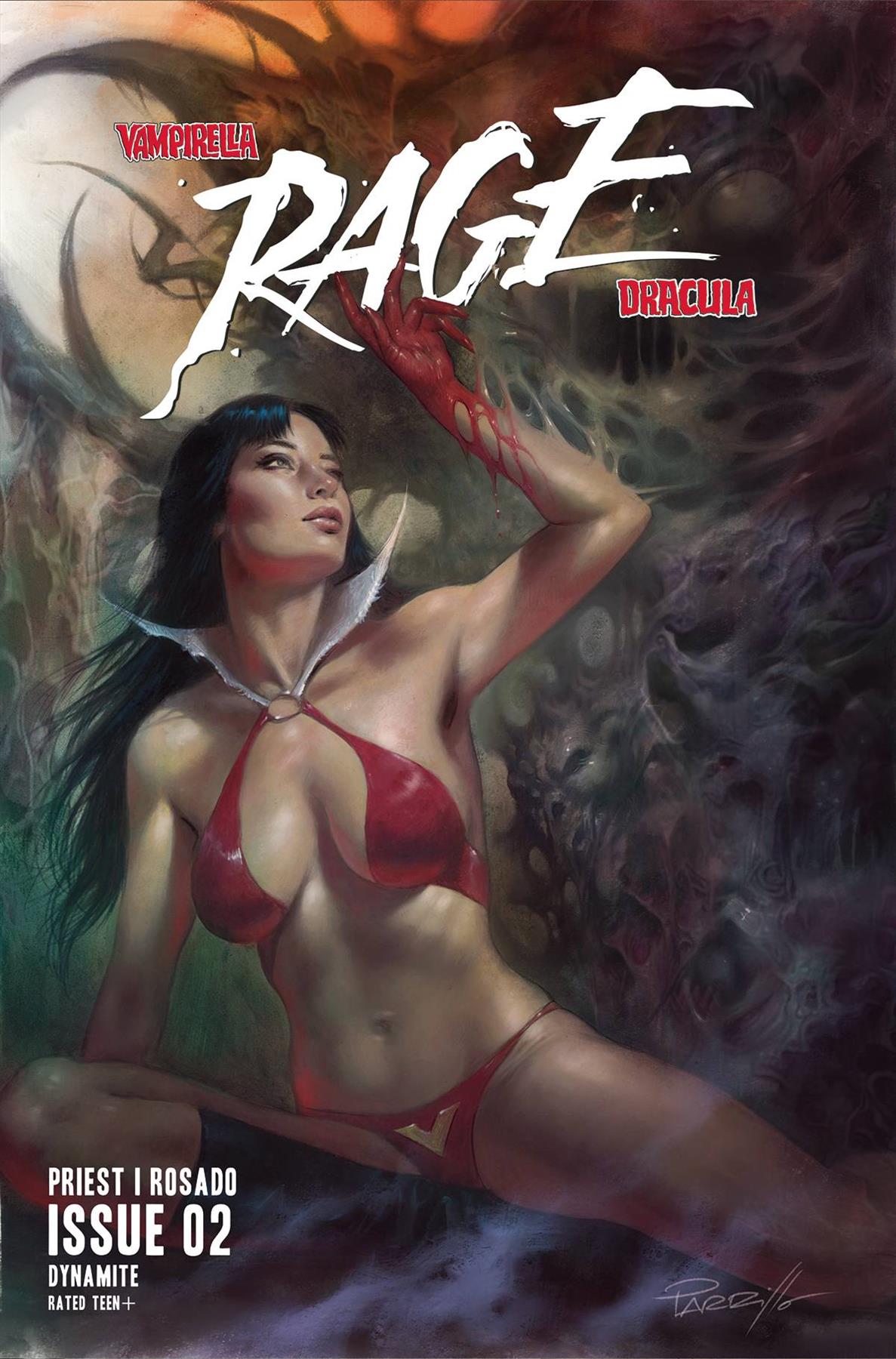 Vampirella Dracula Rage #2 Cvr A Parrillo Dynamite Comic Book