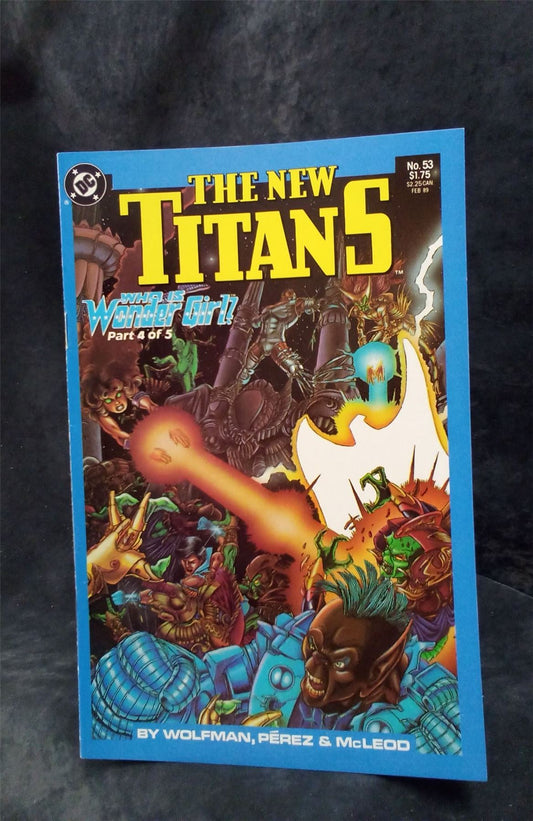 The New Titans #53 1989 DC Comics Comic Book