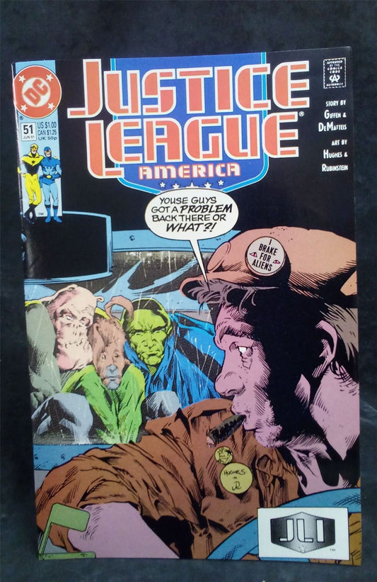 Justice League America #51 1991 DC Comics Comic Book