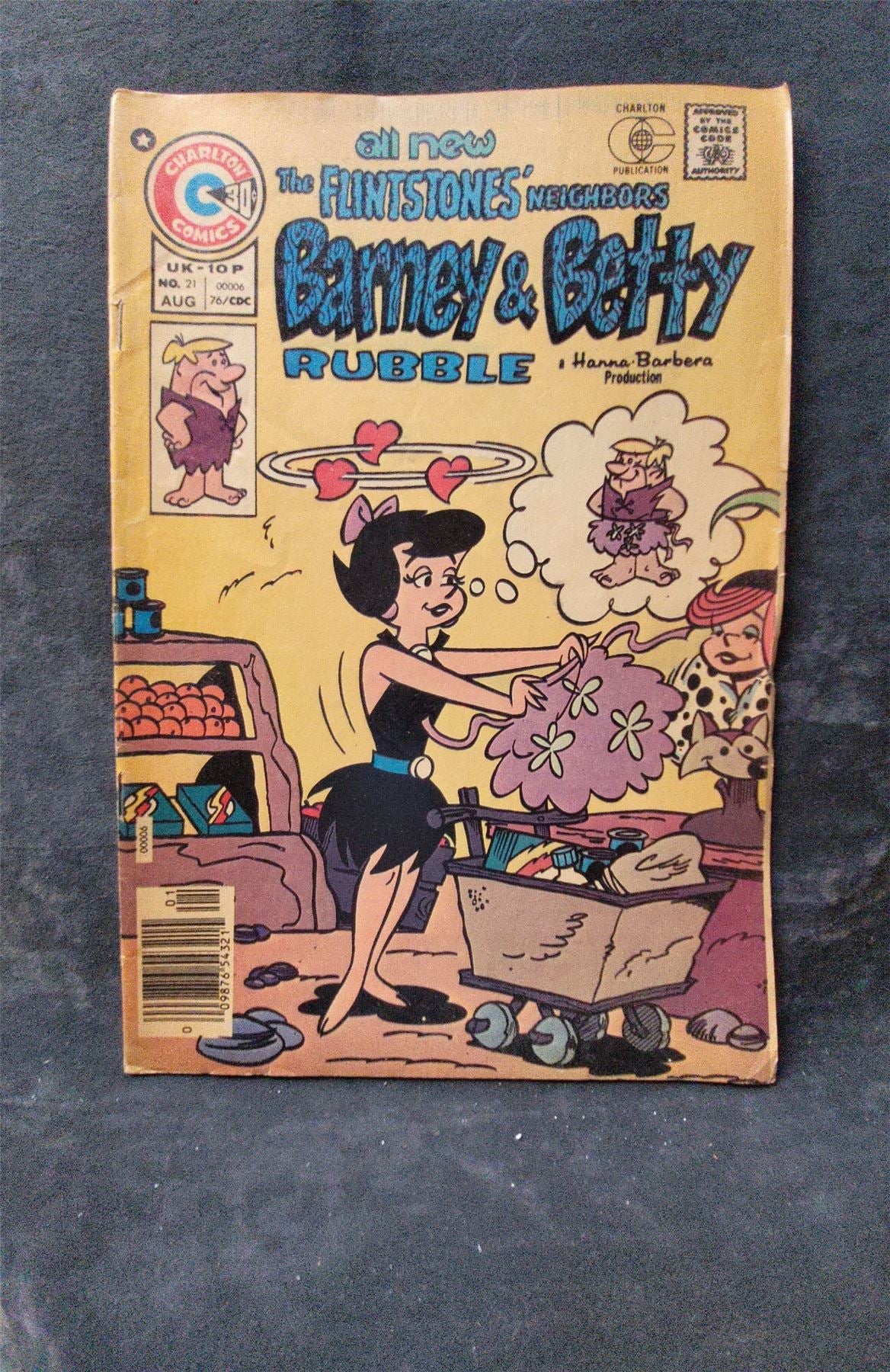 Barney and Betty Rubble #21 1976 charlton Comic Book