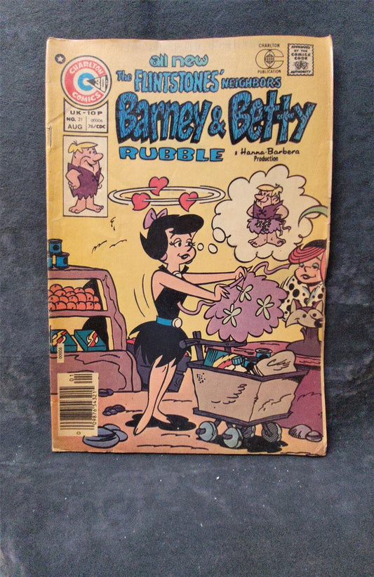 Barney and Betty Rubble #21 1976 charlton Comic Book