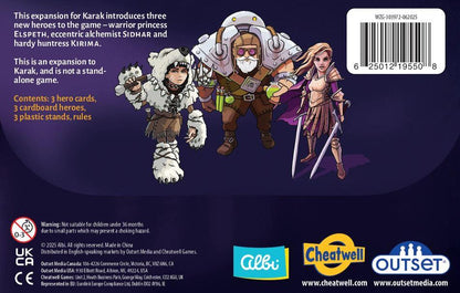 Karak New Heroes Expansion Kit By Outset Media Board Game