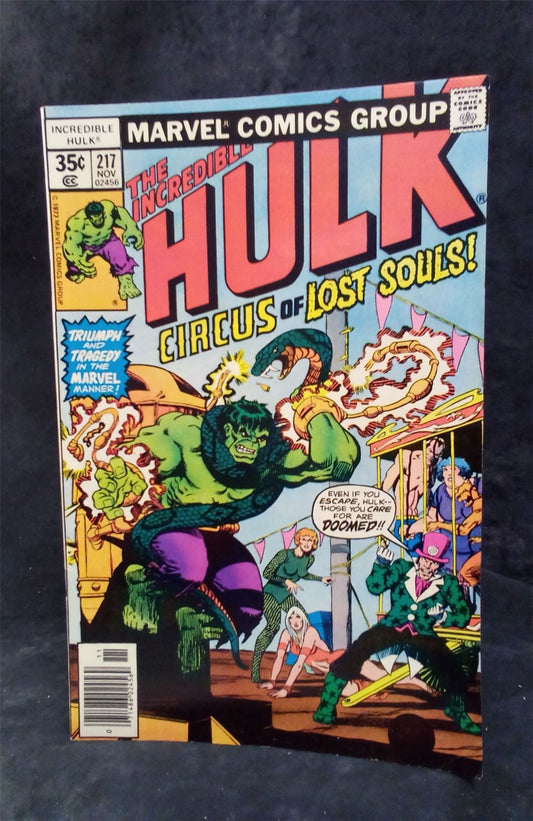 The Incredible Hulk #217 1977 Marvel Comics Comic Book