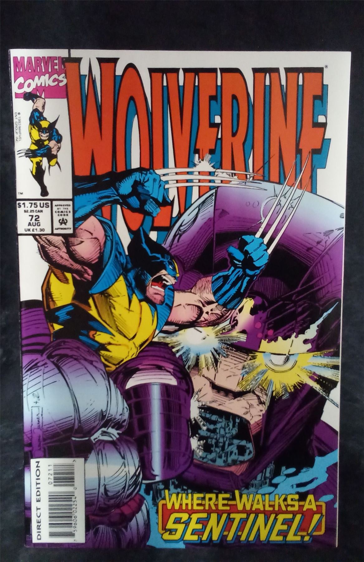 Wolverine #72 Direct Edition 1993 Marvel Comics Comic Book