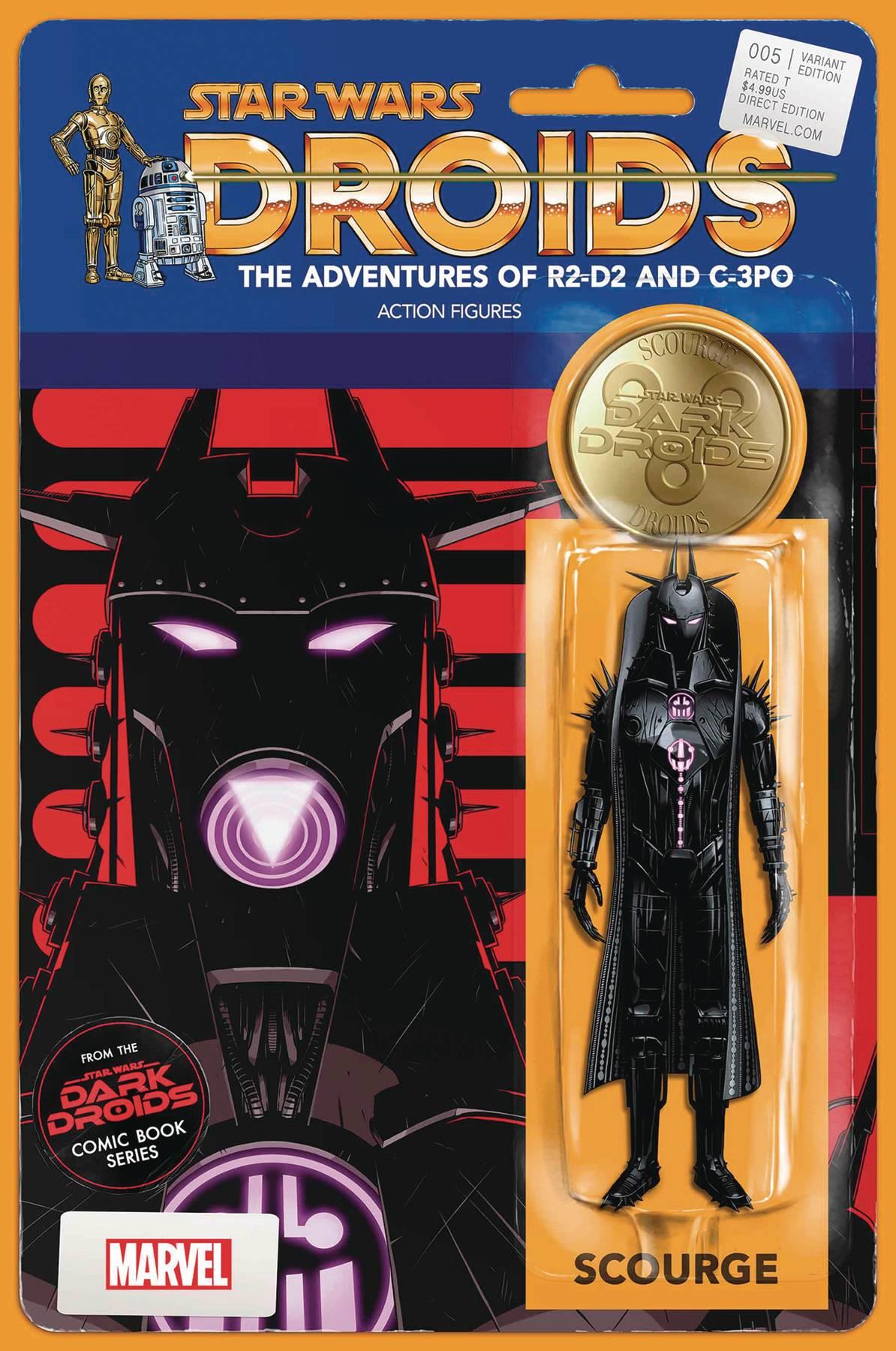 Star Wars Dark Droids #5 Christopher Action Figure Var (Christopher Action Figure Var) Marvel Prh Comic Book 2023
