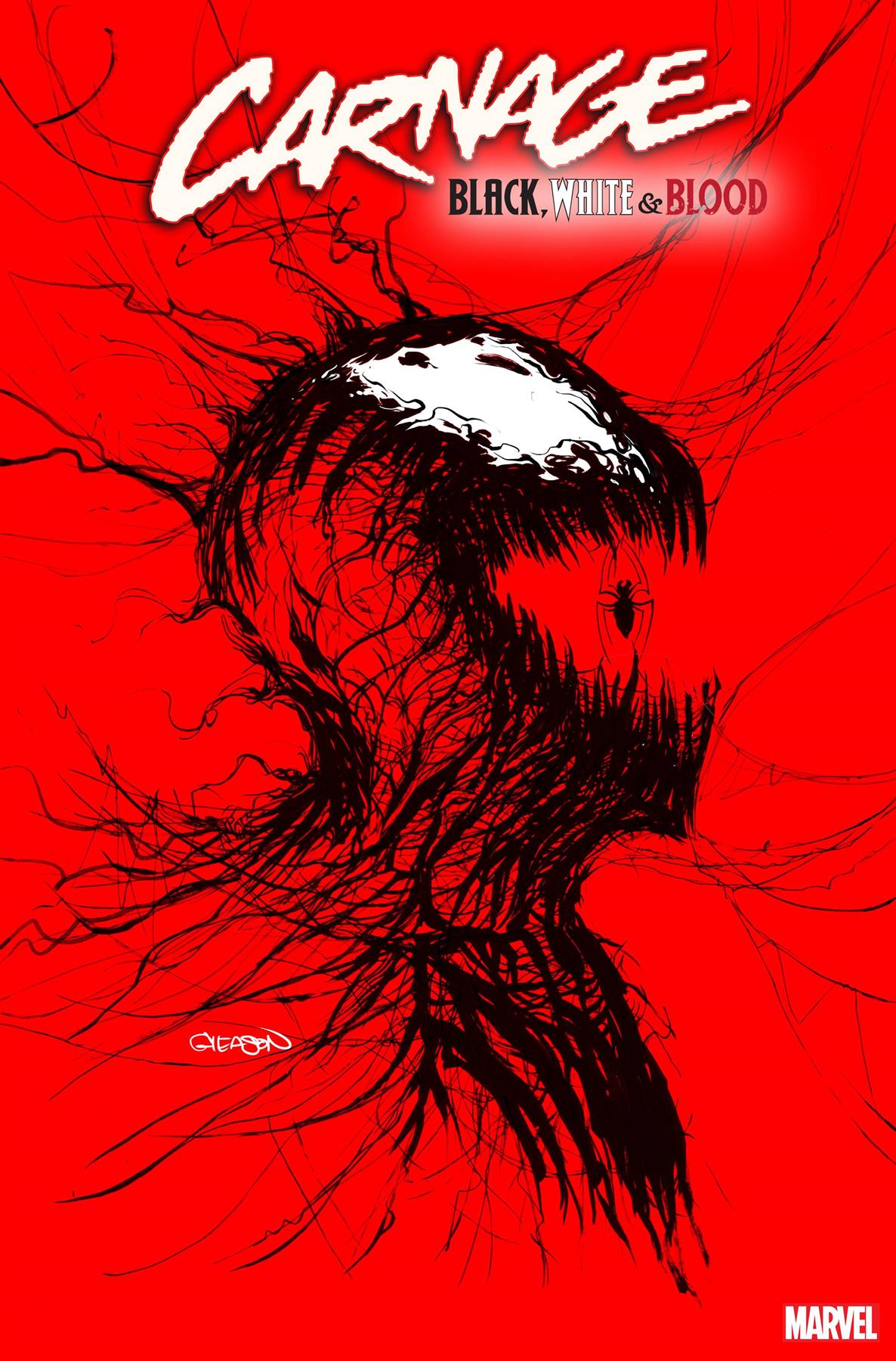 Carnage Black White And Blood #1 (of 4) Gleason Webhead Var Marvel Comics Comic Book