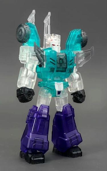 Blokees Transformers Exclusive Sixshot Transparent Version by Blokees