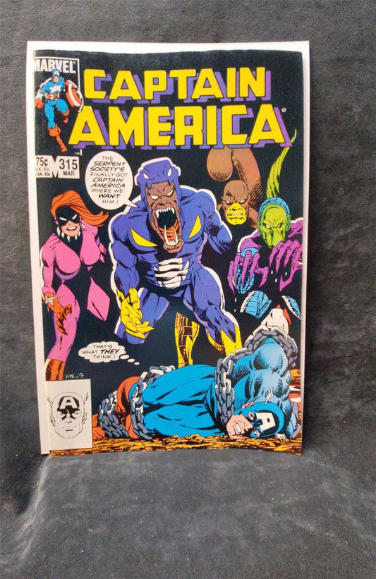 Captain America #315 Direct Edition 1986 marvel Comic Book