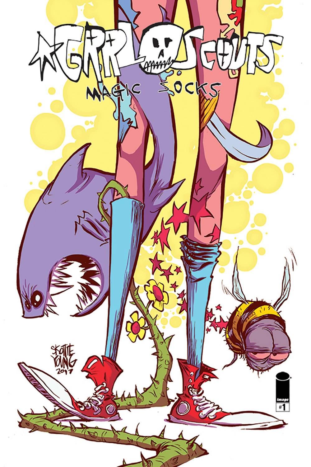 Grrl Scouts Magic Socks #1 Cvr B Young (Cvr B Young) Image Comics Comic Book