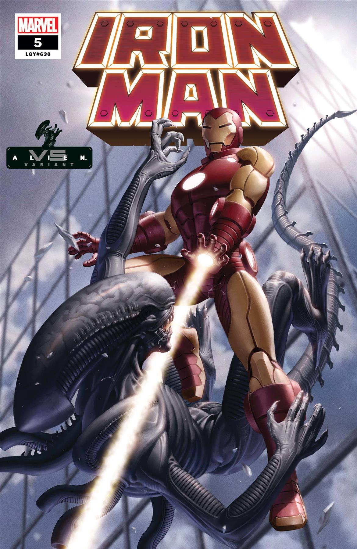 Iron Man #5 Yoon Marvel Vs Alien Var Marvel Comics Book