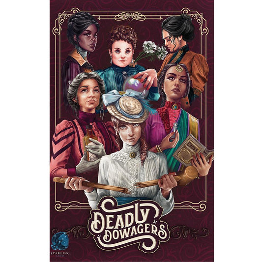 Deadly Dowagers (Vertical art box) By Tabletop Tycoon Board Game