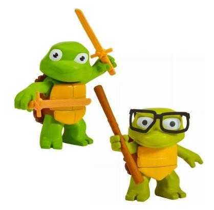 TMNT Turtle Tots Leo & Donnie Action Figure by Playmates