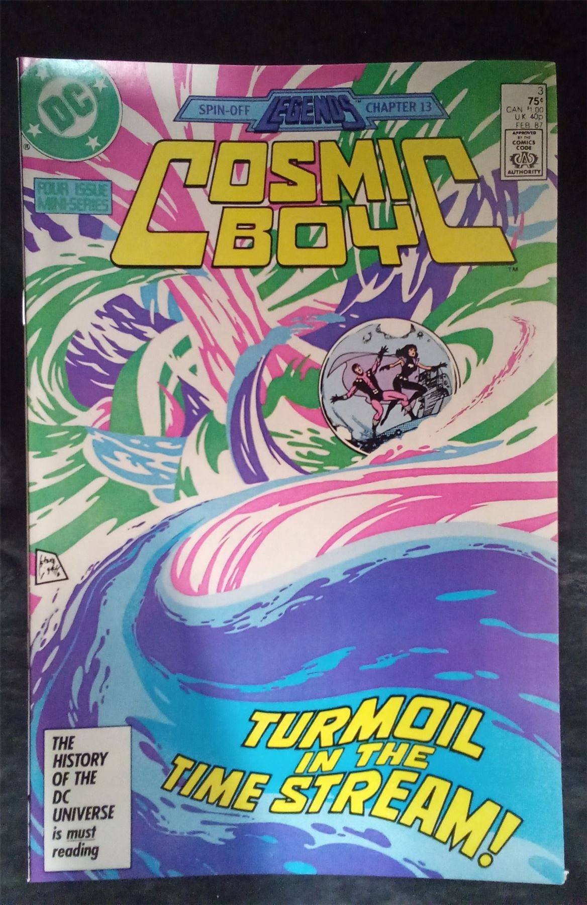 Cosmic Boy #3 1987 DC Comics Comic Book