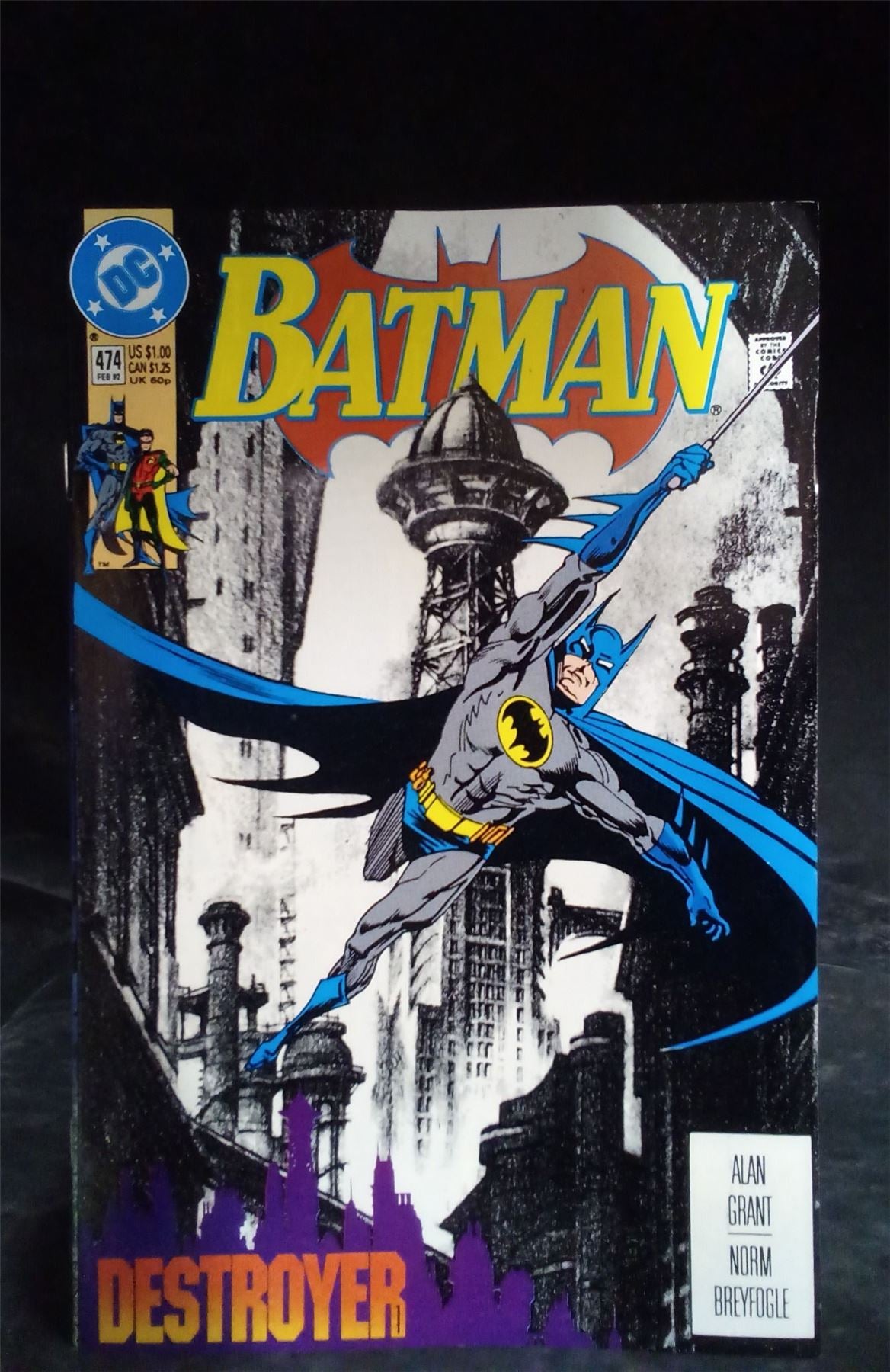 Batman #474 1992 DC Comics Comic Book