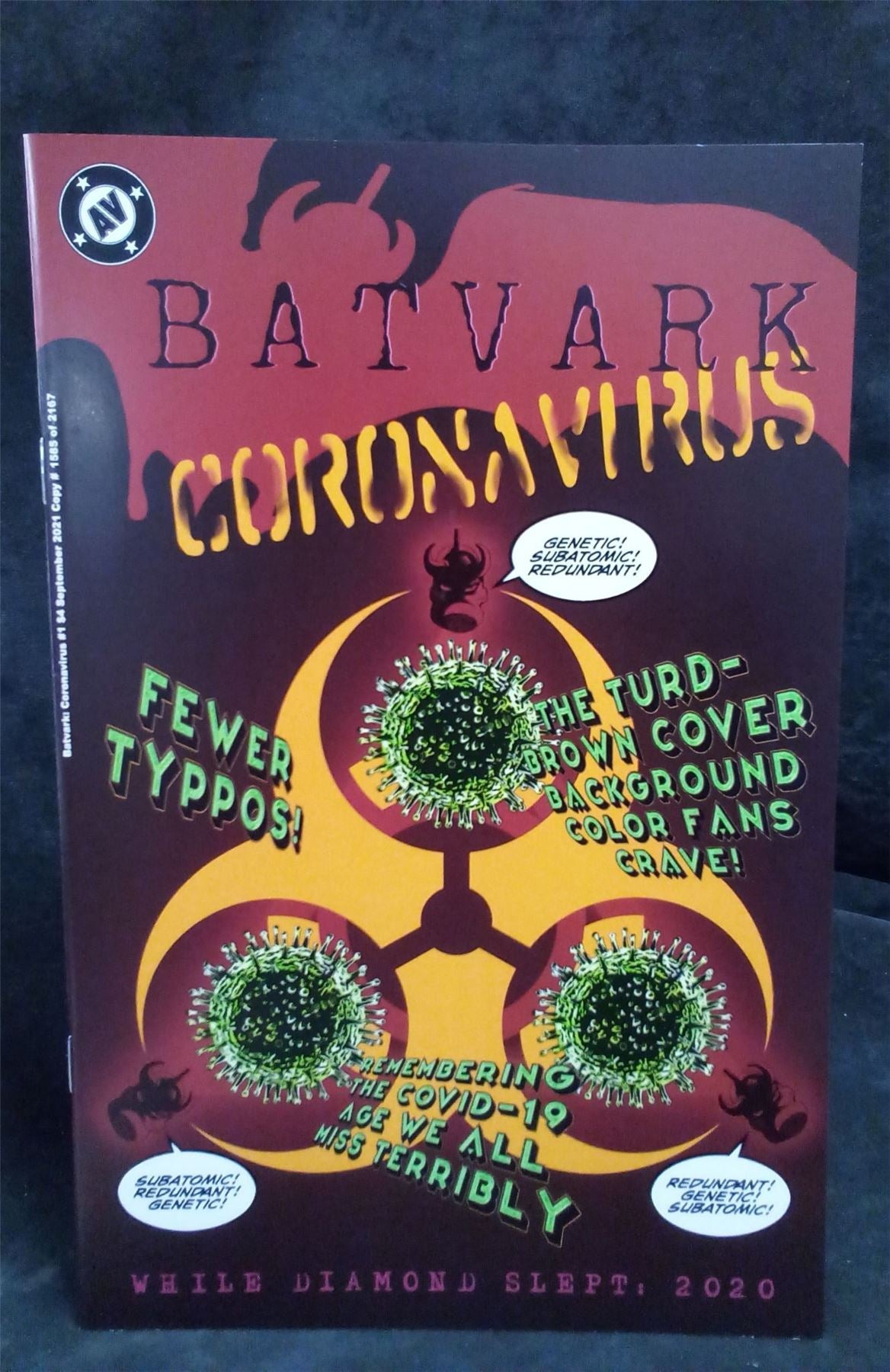 Batvark Coronavirus #1 2020  Comic Book
