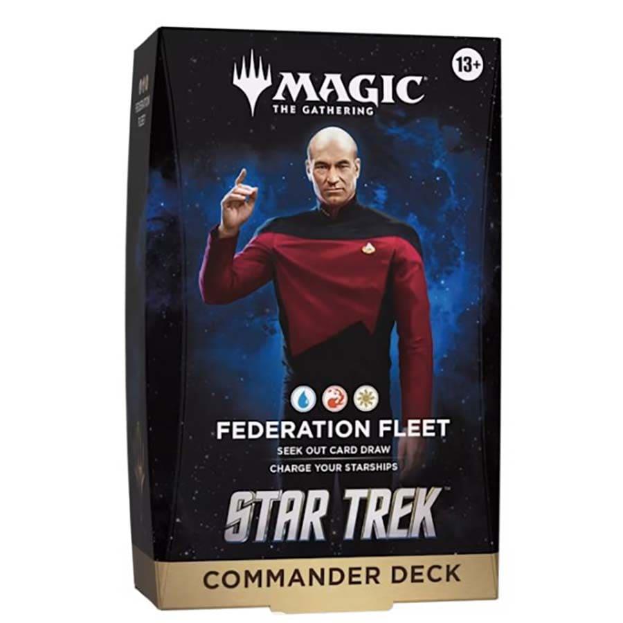 MTG TCG Star Trek- Federation Fleet: Commander Deck By Wizards of the Coast