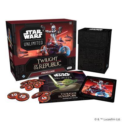 Star Wars Unlimited TCG Twilight of the Republic Prerelease Box By Fantasy Flight Games