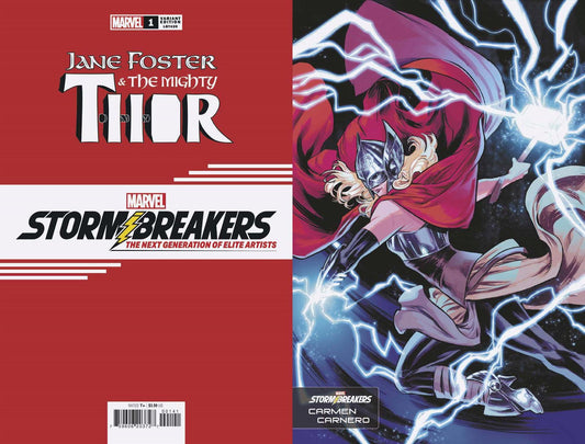 Jane Foster Mighty Thor #1 (Carnero Stormbreakers Var) Marvel Prh Comic Book 2022