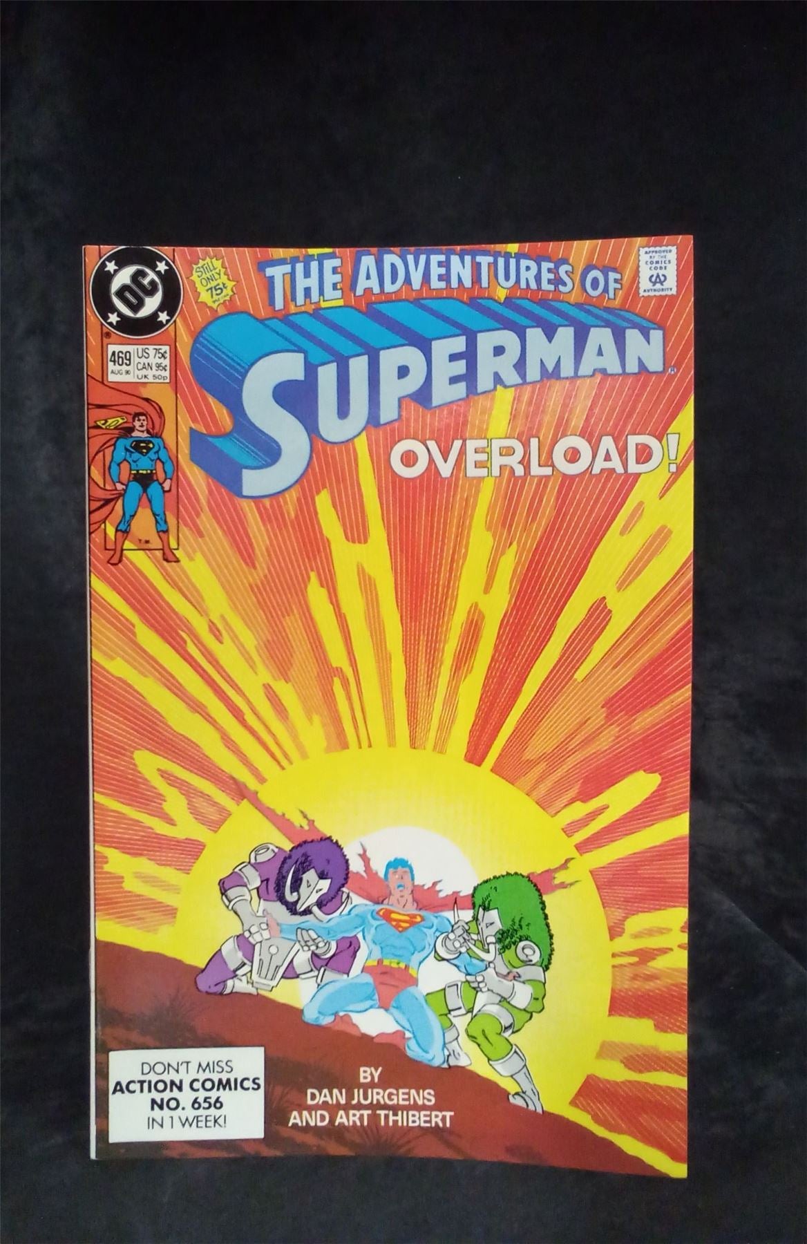 Adventures of Superman #469 1990 DC Comics Comic Book