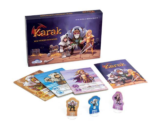 Karak New Heroes Expansion Kit By Outset Media Board Game