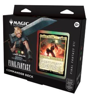 MTG Universes Beyond Final Fantasy Commander Deck Limit Break By Wizards of the Coast