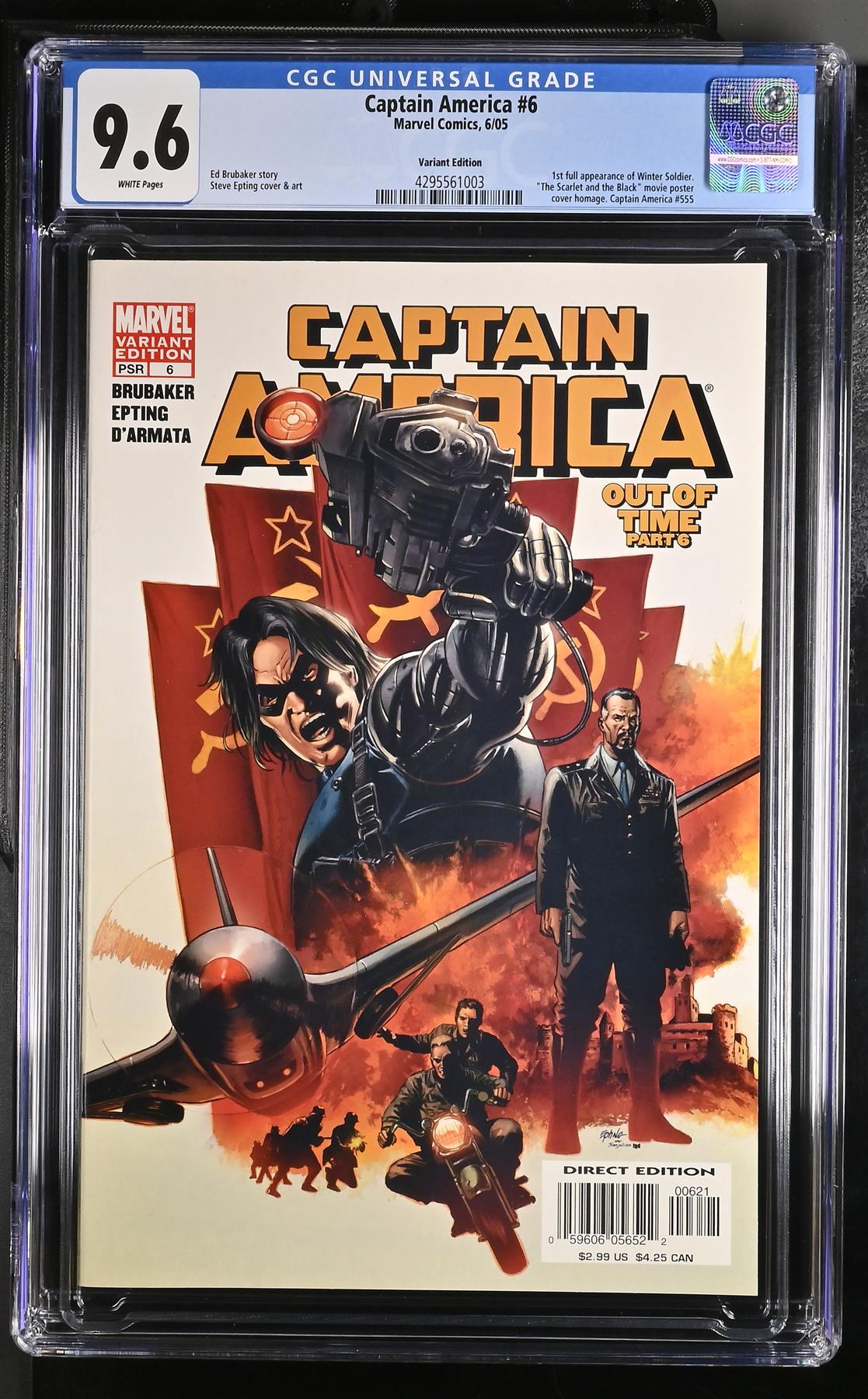 Captain America #6 Marvel Comics 2005 CGC 9.6 Graded Comic Book