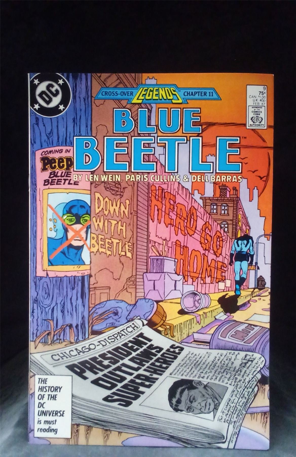 Blue Beetle #9 1987 DC Comics Comic Book