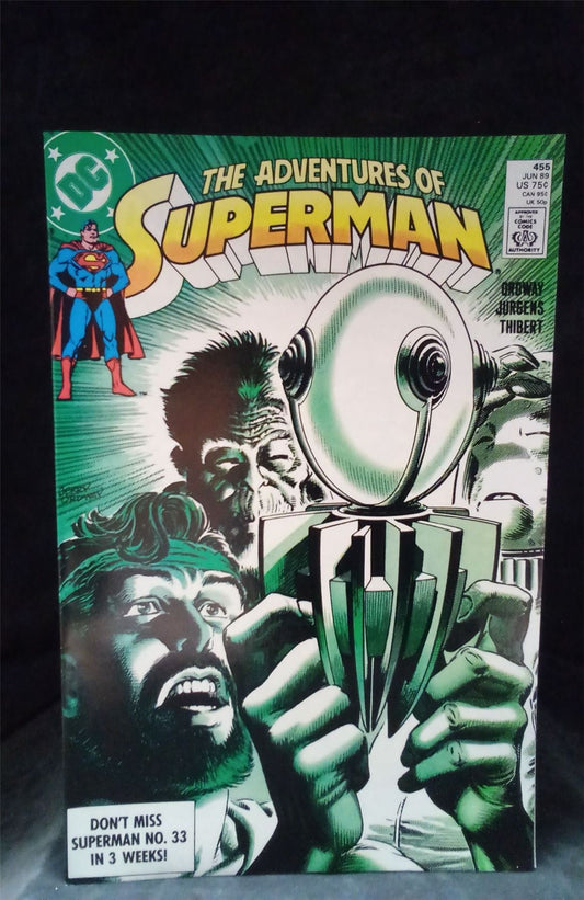 Adventures of Superman #455 Direct Edition 1989 DC Comics Comic Book