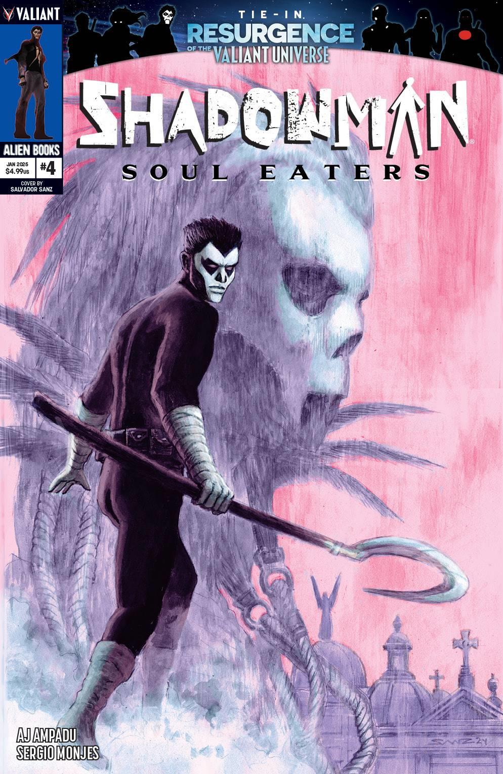 Shadowman Soul Eaters #4 (of 4) Cvr A Sanz Valiant Comic Book