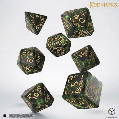 7-Die Set: The Lord of the Rings- Rohan Dice Set By Q-Workshop