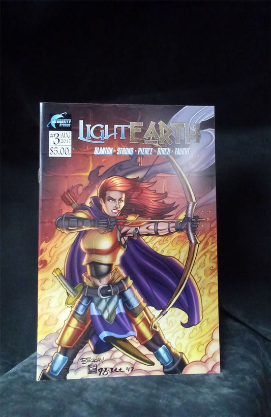Light Earth #3 Cover B *signed* 2017  Comic Book
