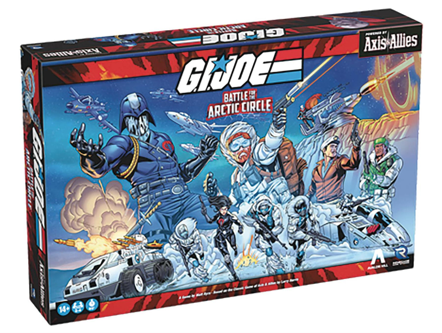 Gi Joe Axis & Allies Battle For Artic Circle Board Game Renegade Game Studios