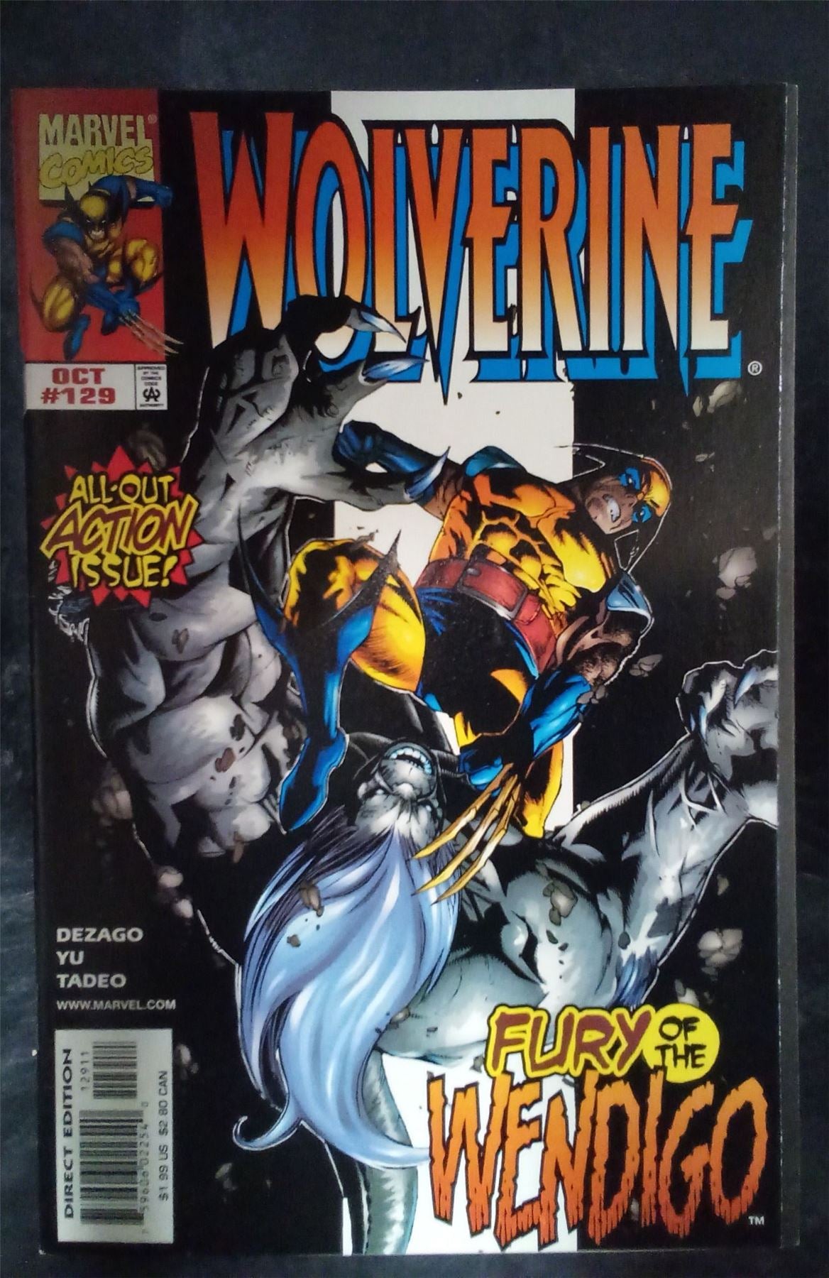 Wolverine #129 1998 Marvel Comics Comic Book