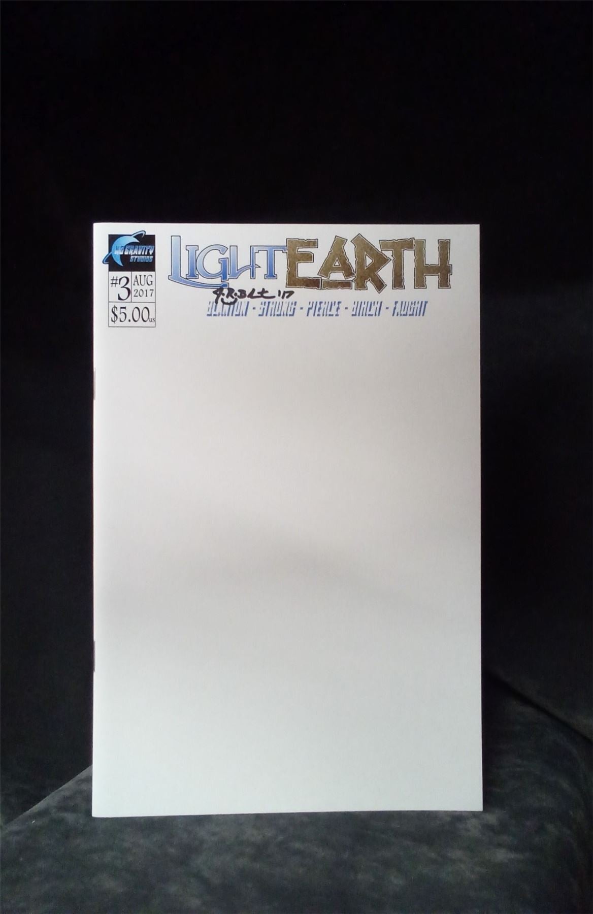 Light Earth #3 Cover M *signed* 2017  Comic Book