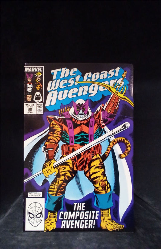 West Coast Avengers #30 1988 Marvel Comics Comic Book