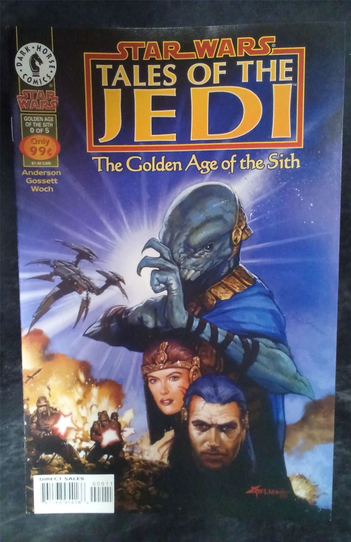 Star Wars: Tales of the Jedi - The Golden Age of the Sith #0 1996 Dark Horse Comic Book