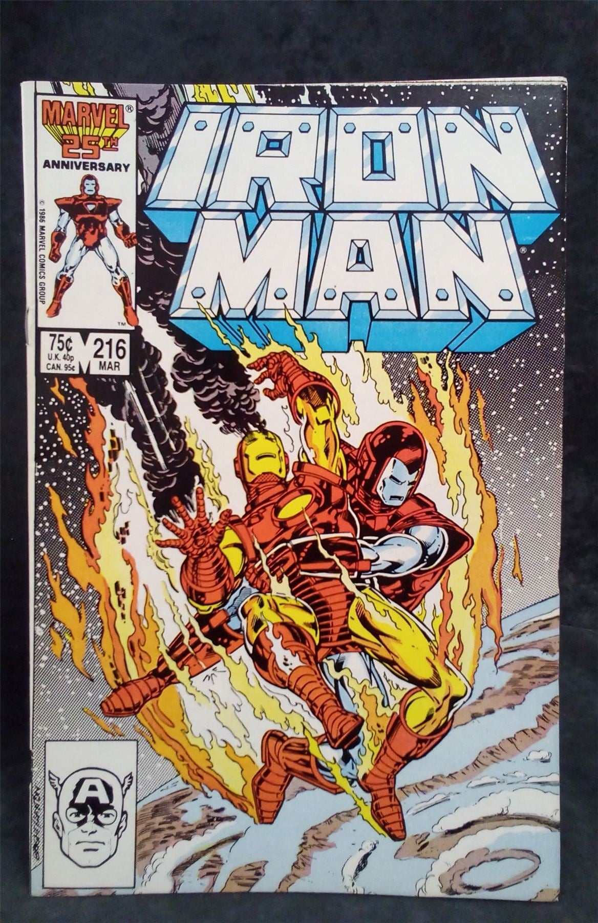 Iron Man #216 1987 Marvel Comics Comic Book