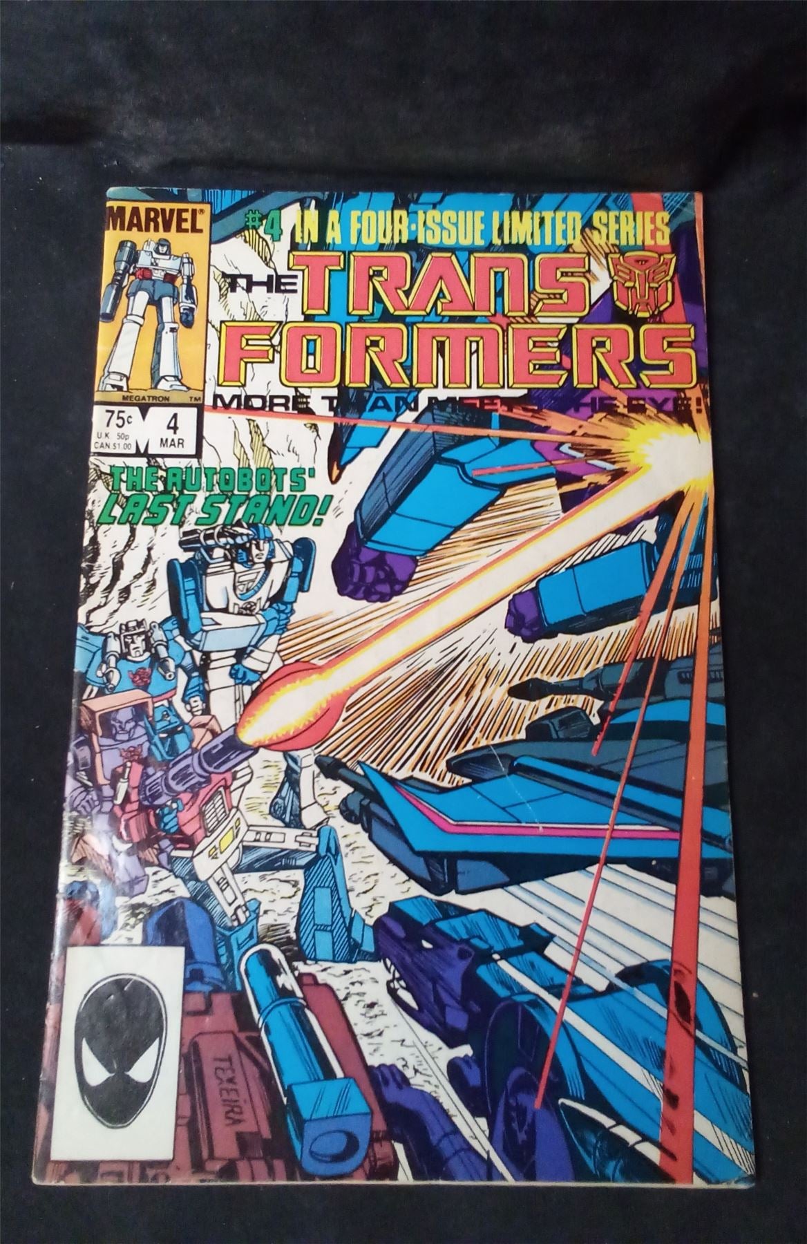 The Transformers #4 1984 marvel-uk Comic Book