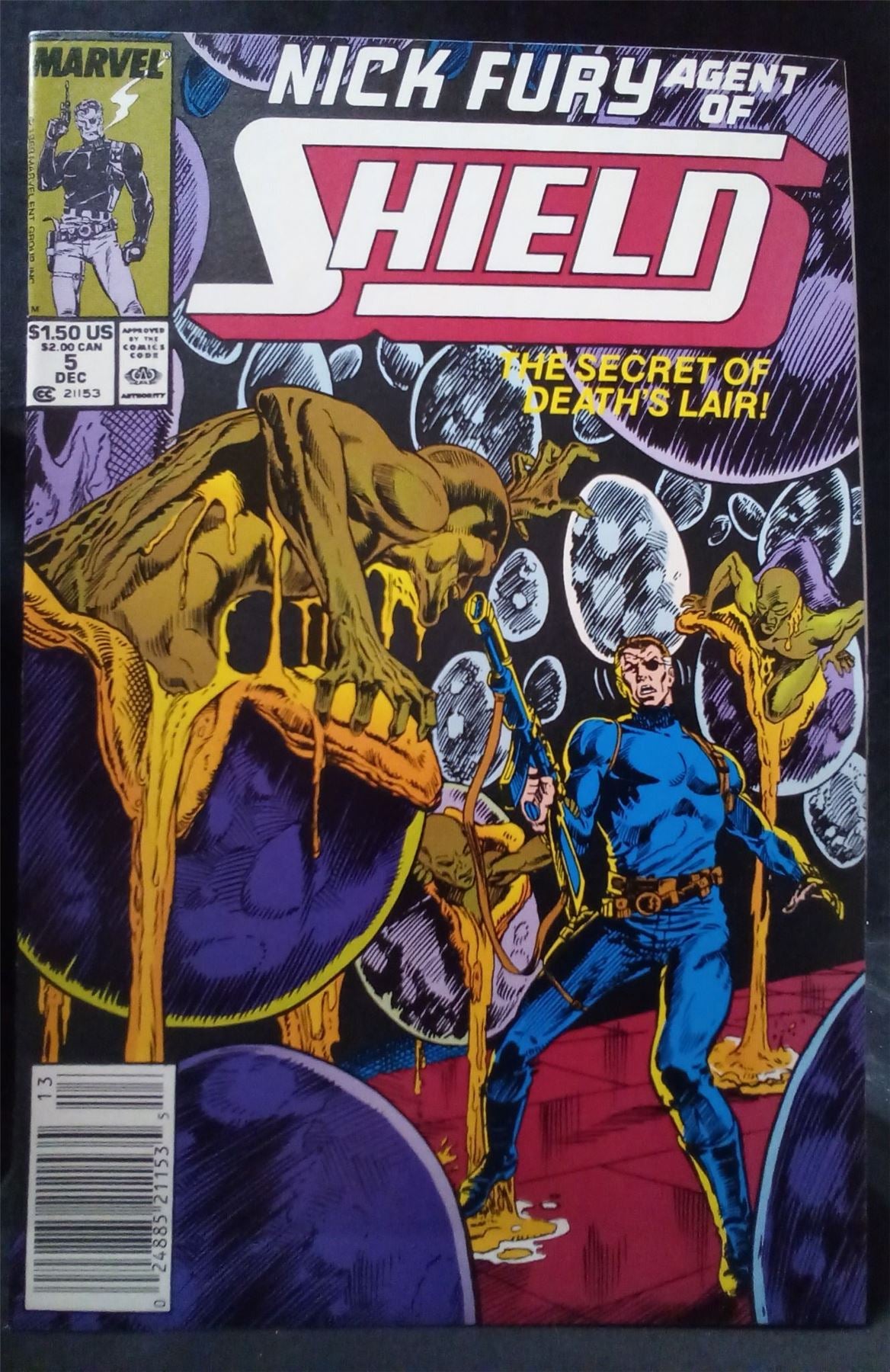 Nick Fury, Agent of SHIELD #5 1989 Marvel Comics Comic Book