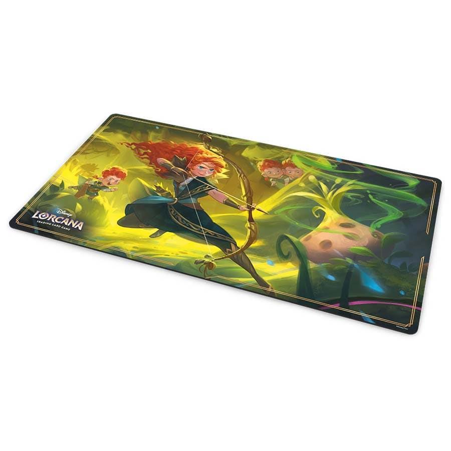 Disney Lorcana Wilds Unknown Playmat: Merida- Gifted Archer TCG By Ravensburger